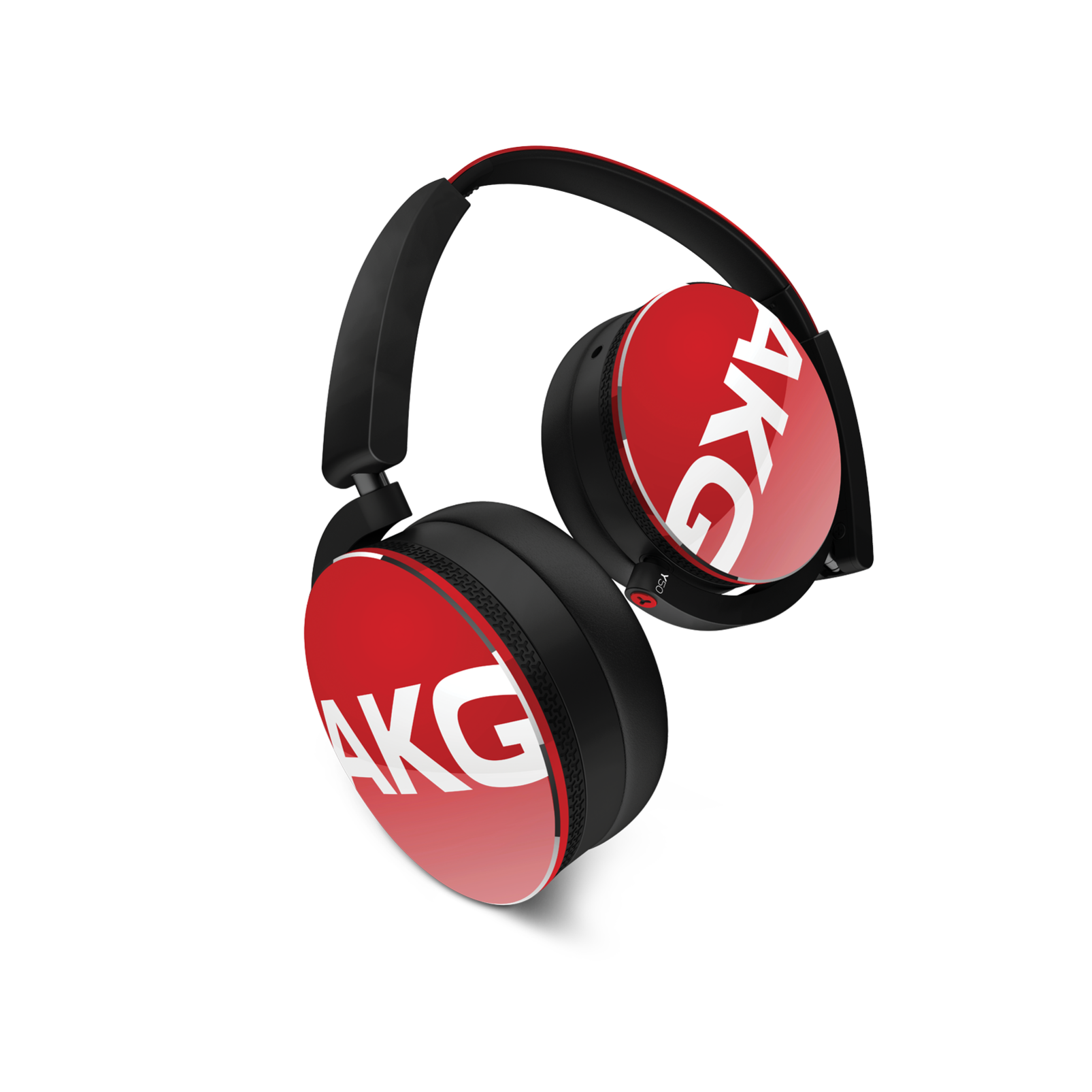 red in ear headphones