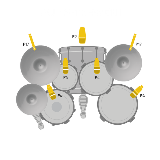 Drum Set Session I - Black - High-performance drum microphone set - Detailshot 1