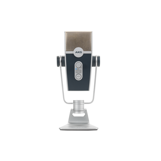 AKG Lyra - Silver - Ultra-HD Multimode USB Microphone  - Front