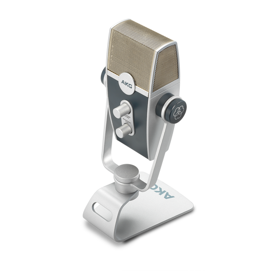 AKG Lyra - Silver - Ultra-HD Multimode USB Microphone  - Detailshot 1