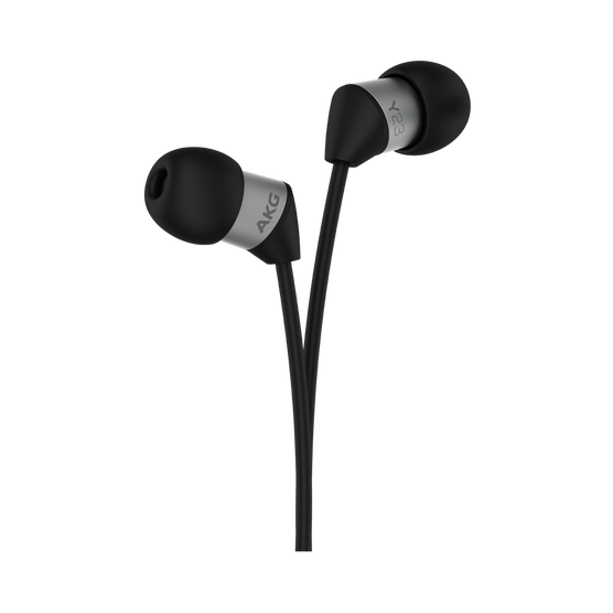 Y23U - Black - The smallest in-ear headphones with universal remote and microphone - Detailshot 1