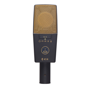 C414 XLII - Black - Reference multipattern condenser microphone - Hero