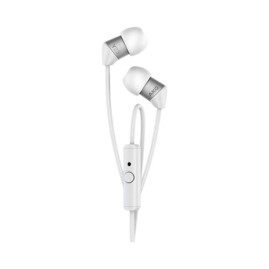 Y23U - White - The smallest in-ear headphones with universal remote and microphone - Detailshot 2