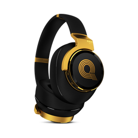 N90Q - Gold - Reference class auto-calibrating noise-cancelling headphones - Hero