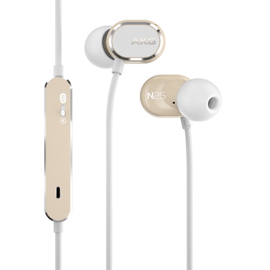 AKG N25 - Beige - Hi-Res in-ear headphones - Hero
