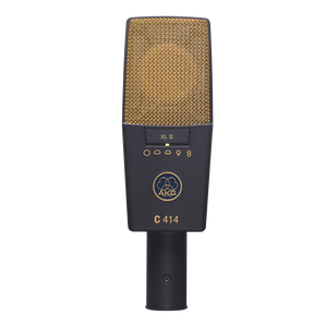C414 XLII - Black - Reference multipattern condenser microphone - Hero