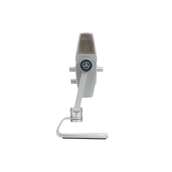 AKG Lyra - Silver - Ultra-HD Multimode USB Microphone  - Left