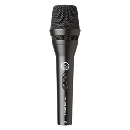P5 S - Black - High-performance dynamic vocal microphone with on/off switch - Hero