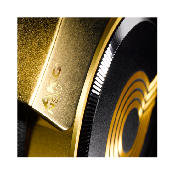N90Q - Gold - Reference class auto-calibrating noise-cancelling headphones - Detailshot 9