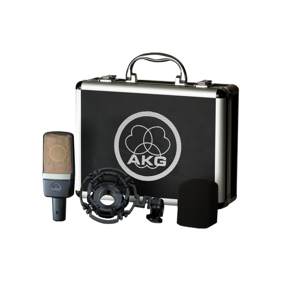 C214 - Black - Professional 
large-diaphragm 
condenser microphone - Detailshot 3