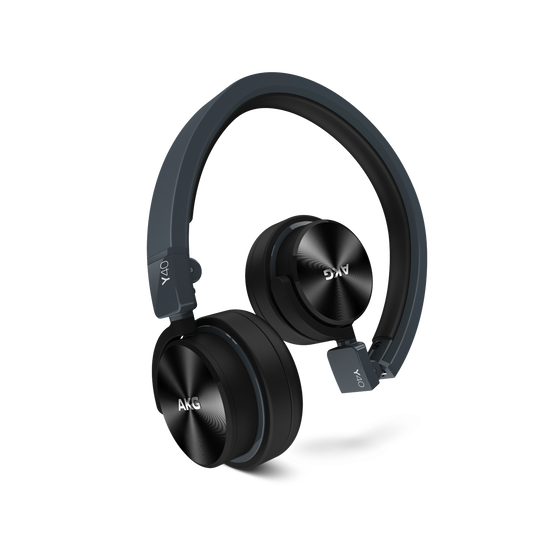 Y40 - Black - High-performance foldable headphones with universal in-line microphone and remote - Hero