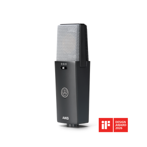 C114 - Black - Large Diaphragm Multi-Pattern Condenser Microphone - Hero