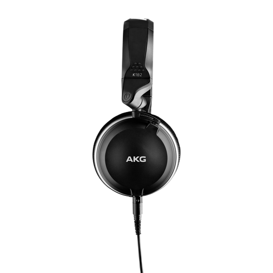 K182 - Black - Professional closed-back monitor headphones  - Left