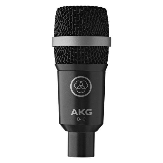 D40 - Black - Professional dynamic instrument microphone - Hero