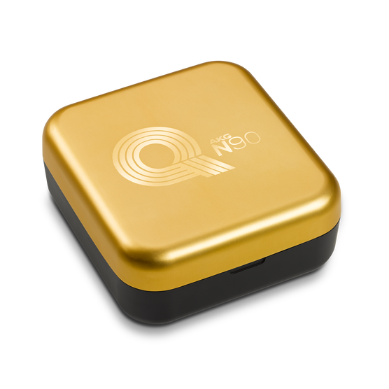 N90Q - Gold - Reference class auto-calibrating noise-cancelling headphones - Detailshot 2