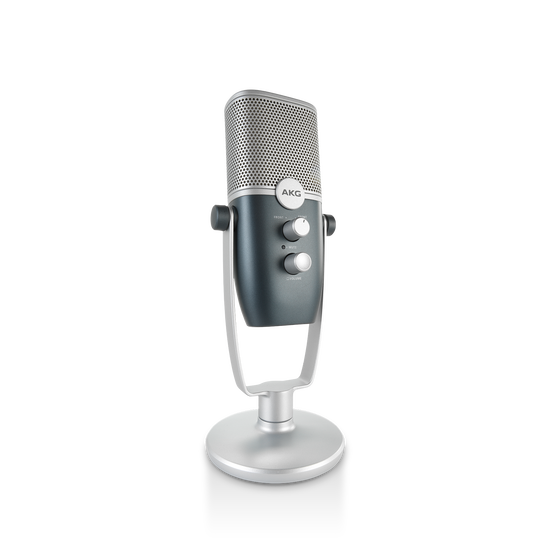 AKG Ara - Blue - Professional Two-Pattern USB Condenser Microphone - Detailshot 4