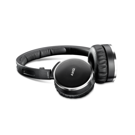K 490NC - Black - High performance active noise-cancelling headphones, ideal for traveling. - Hero