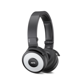 Y55 - White - High-performance DJ headphones with in-line microphone and remote - Hero